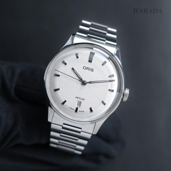 01 733 7810 4051-07 8 20 20 ORIS オリス アートリエ デイト 38mm