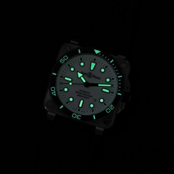 BR03A-D-WH-ST/SRB Bell & Ross ベル&ロス BR03 ダイバー ホワイト スティール