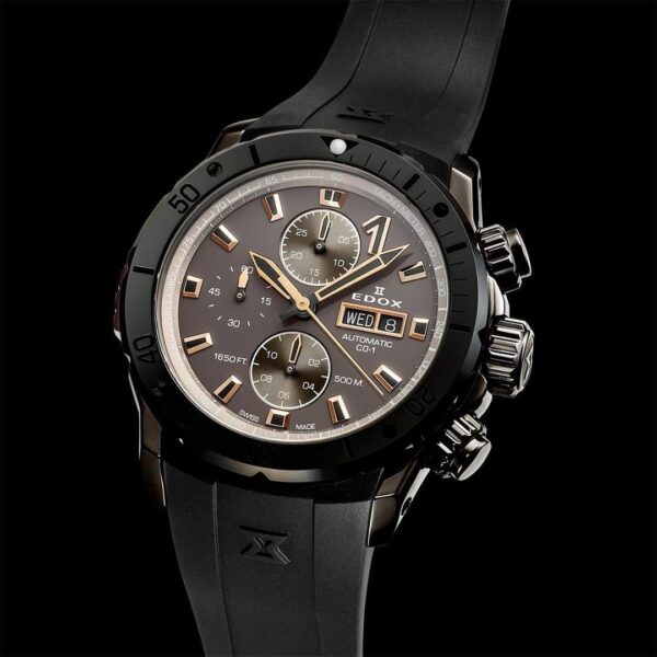 01128-37GNRCA-GNR EDOX エドックス クロノオフショア1 ベゼルロック クロノグラフ オートマティック