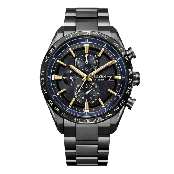 【世界限定1,300本】 AT8289-67E CITIZEN シチズン アテッサ ACT Line ブラックチタンシリーズ JAXA LABEL HTV-X Limited model