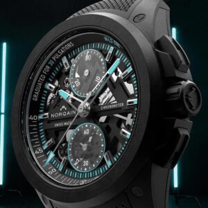 N3002.40Q01.B07 NORQAIN ノルケイン ワイルドワン スケルトン クロノ 42mm ブルーラバーストラップ仕様