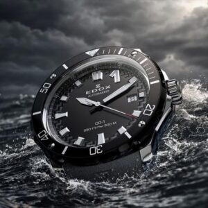 80137-3NR-CANN EDOX エドックス クロノオフショア1 ベゼルロック デイト 40mm