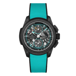 N3002.40Q01.B07 NORQAIN ノルケイン ワイルドワン スケルトン クロノ 42mm ブルーラバーストラップ仕様