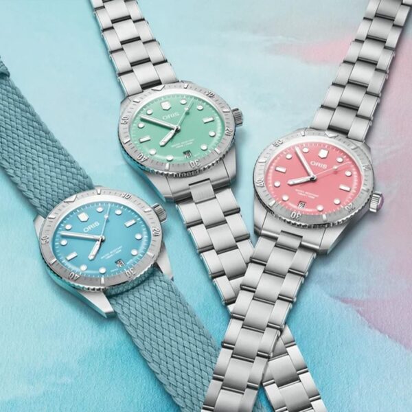 01 733 7771 4057-07 8 19 18 ORIS オリス ダイバーズ65 コットンキャンディ