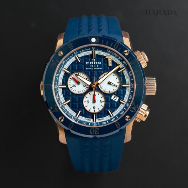 【世界限定300本】 10221-37RBU9-BUIDR9 EDOX エドックス クロノオフショア1 クロノグラフ リミテッドエディション
