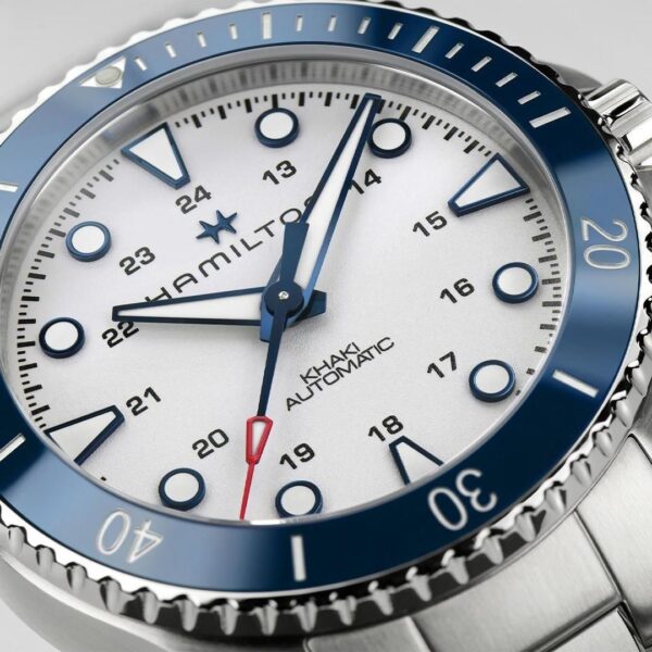 H82505150 HAMILTON ハミルトン カーキ ネイビー スキューバ 43mm