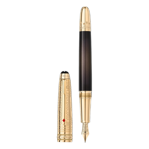 MB128471 MONTBLANC モンブラン マイスターシュテュック アラウンド ザ ワールド イン 80デイズ ドゥエ クラシック 万年筆 M