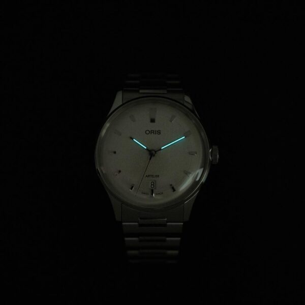 01 733 7810 4051-07 8 20 20 ORIS オリス アートリエ デイト 38mm