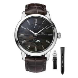 【プレステージショップ限定80本】RK-BW0007B ORIENT STAR オリエントスター クラシック M45 F8 メカニカルムーンフェイズ ハンドワインディング 替えバンド付