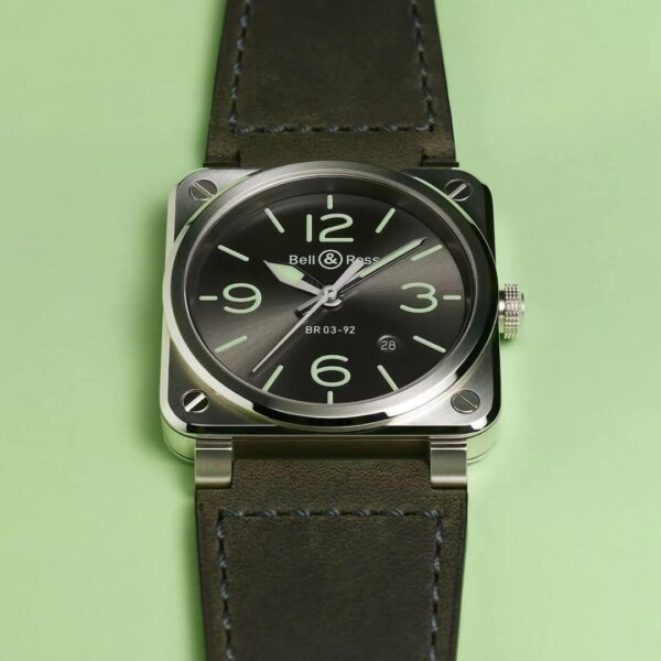 BR0392-GC3-ST/SCA Bell & Ross ベル&ロス BR03-92 グレーラム