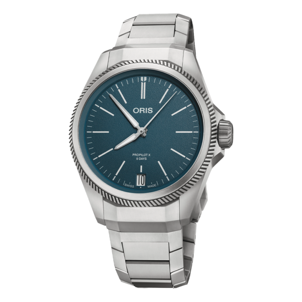01 400 7778 7155-07 7 20 01TLC ORIS オリス プロパイロットX キャリバー400 39mm