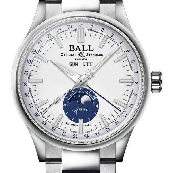 【世界限定1,000本】 NM3016C-S1J-WH BALL WATCH ボールウォッチ エンジニア ムーンカレンダー