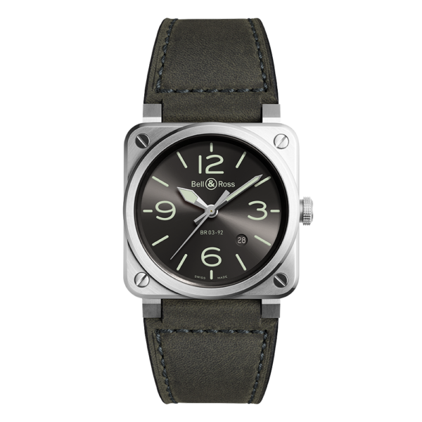 BR0392-GC3-ST/SCA Bell & Ross ベル&ロス BR03-92 グレーラム