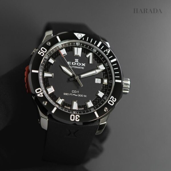 80137-3NR-CANN EDOX エドックス クロノオフショア1 ベゼルロック デイト 40mm