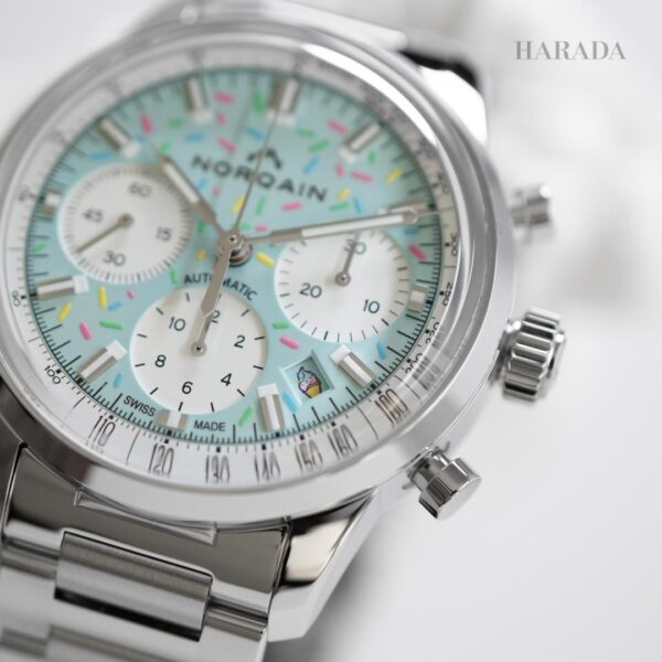 N2201.19S04.A01 NORQAIN ノルケイン フリーダム クロノ 40mm エンジョイライフ スプリンクル ブレスレット仕様