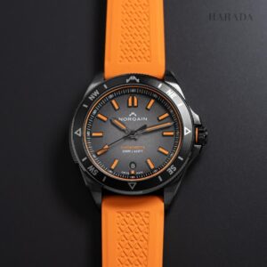 N1300.08B01.B01 NORQAIN ノルケイン アドベンチャー ネベレスト 40mm リミテッドエディション オレンジラバーストラップ仕様