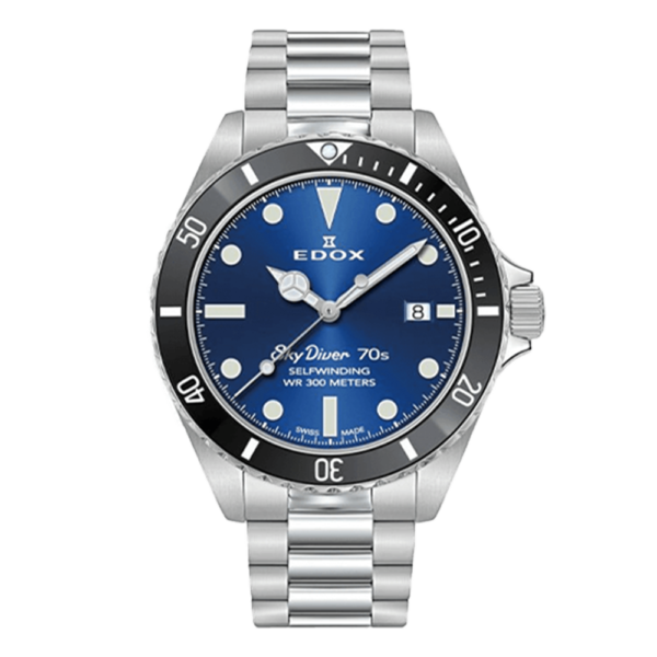 80112-3NM-BUI EDOX エドックス スカイダイバー デイト オートマティック