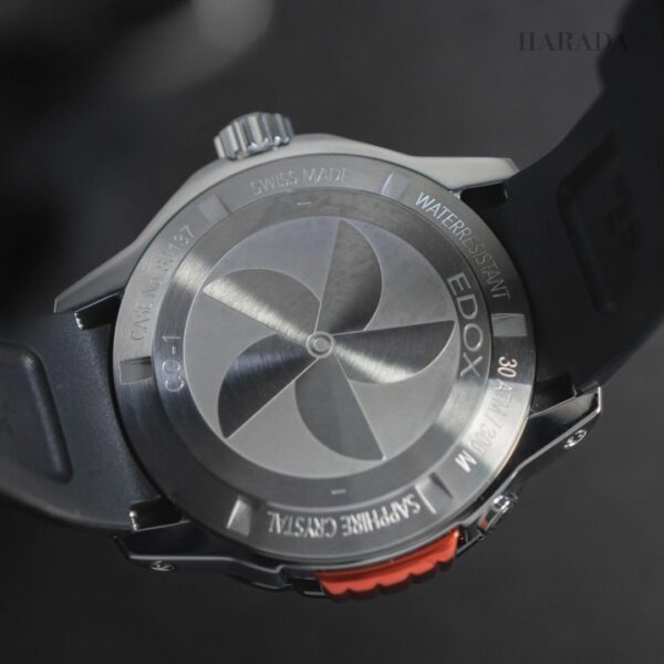 80137-3NO-CABUN EDOX エドックス クロノオフショア1 ベゼルロック デイト 40mm