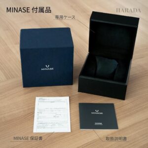 MINASE ミナセ DIVIDO ディヴァイド 悠彩 パープル VM14-LDNTTP-SSD メンズ 自動巻き腕時計 レザーベルト