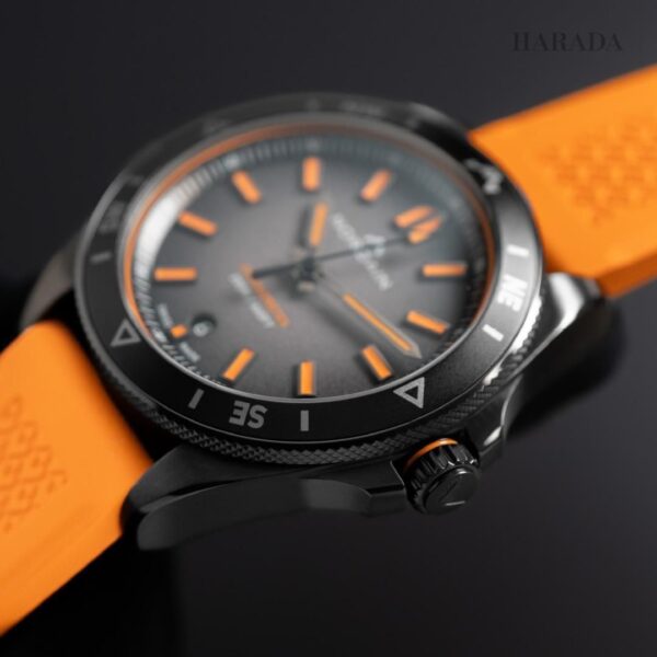 N1300.08B01.B01 NORQAIN ノルケイン アドベンチャー ネベレスト 40mm リミテッドエディション オレンジラバーストラップ仕様