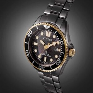 【世界限定6,700本】 BN0264-53E CITIZEN シチズン プロマスター MARINE LIGHT in BLACK Eco-Drive 50th Anniversary Edition