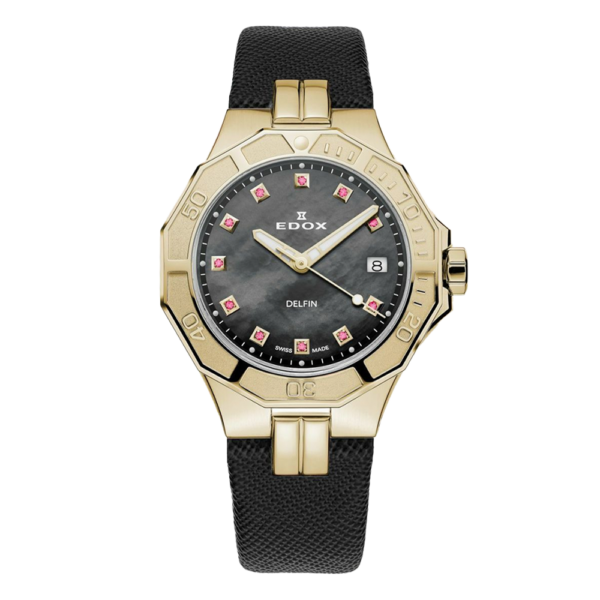 53020-37JC-NANRUD EDOX エドックス デルフィン オリジナル ダイバー デイト レディー