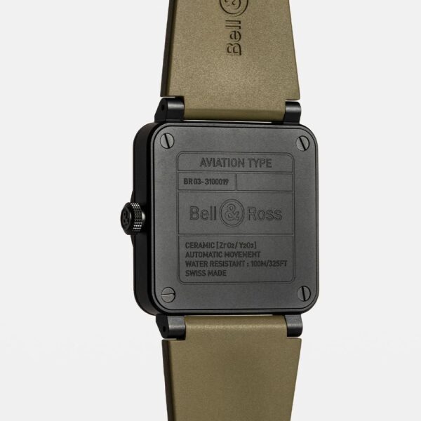 BR03A-MIL-CE/SRB ミリタリーセラミック Bell & Ross ベル&ロス インストゥルメント NEW BR03