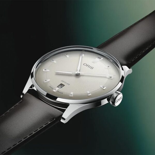 01 733 7810 4051-07 6 20 17FC ORIS オリス アートリエ デイト 38mm