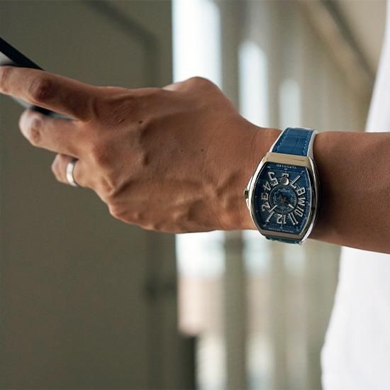 FRANCK MULLER フランクミュラー ヴァンガード マリナー V41SCDTYTMAR ACAC ブルー