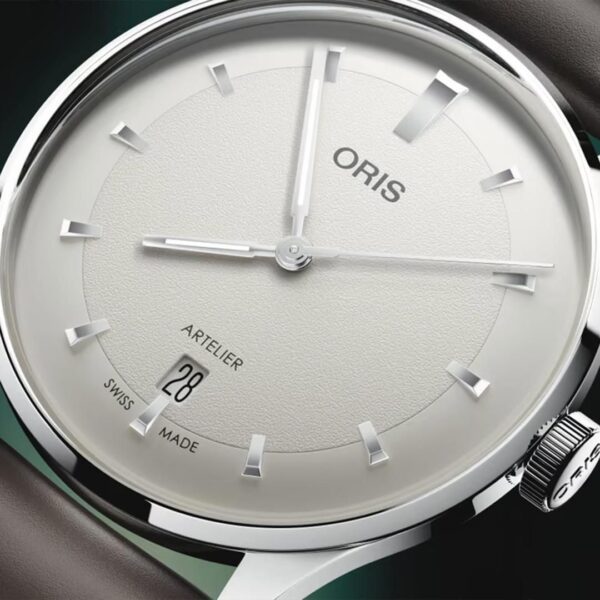 01 733 7810 4051-07 6 20 17FC ORIS オリス アートリエ デイト 38mm