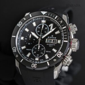 01128-3NRCA-NN EDOX エドックス クロノオフショア1 ベゼルロック クロノグラフ オートマティック