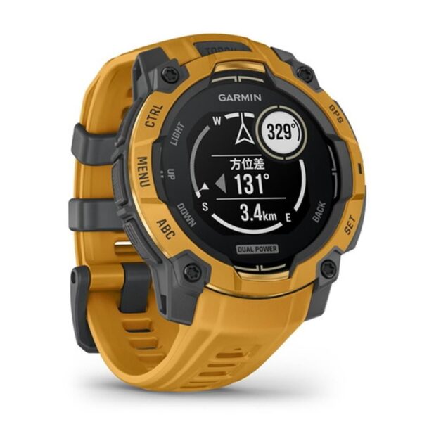 GARMIN ガーミン Instinct 3 インスティンクト Dual Power 010-02934-32 Sunburst 45mm