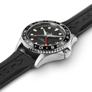 H82555330 HAMILTON ハミルトン カーキ ネイビー スキューバ GMT 43mm