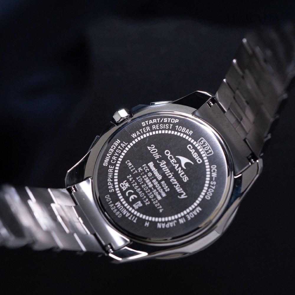 CASIO OCW-S7000SG-1AJR：裏側・留め具のディテール