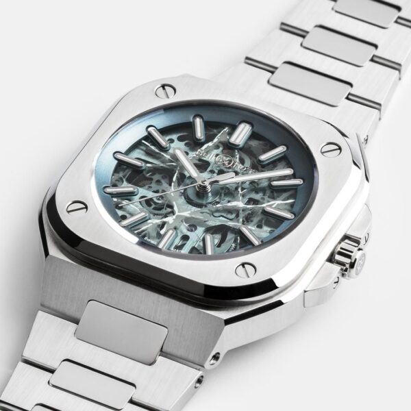 【世界限定250本】BR05A-AB-SKST/SST Bell & Ross ベル&ロス BR05 スケルトン アークティック ブルー