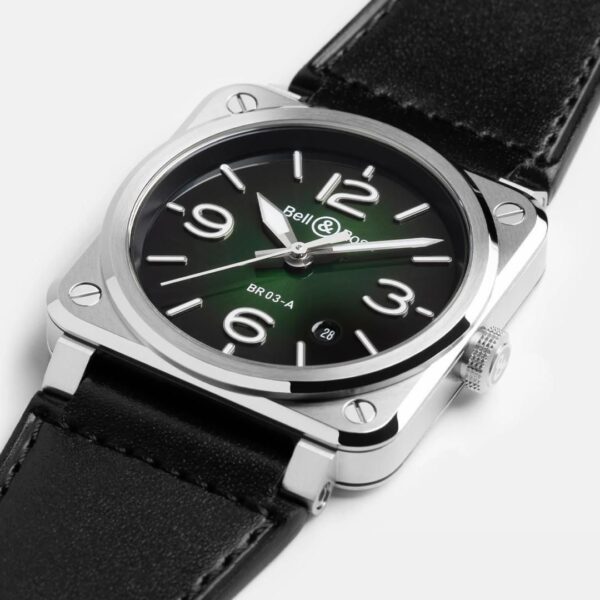 BR03A-GN-ST/SCA Bell & Ross ベル&ロス BR-03 グリーン スティール 41mm