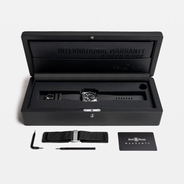 BR03A-BL-ST/SRB Bell & Ross ベル&ロス BR-03 ブラックスティール