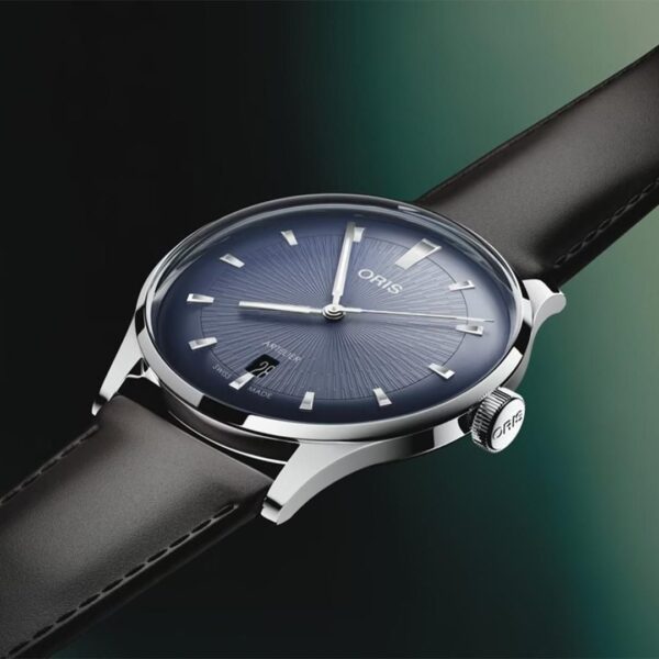 01 733 7810 4055-07 6 20 17FC ORIS オリス アートリエ デイト 38mm