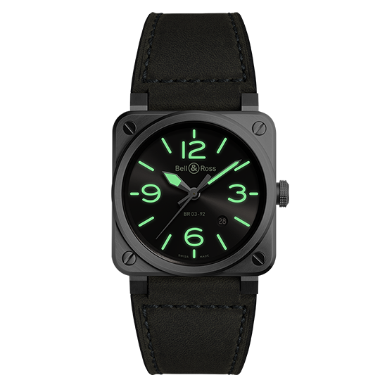 BR0392-GC3-ST/SCA Bell & Ross ベル&ロス BR03-92 グレーラム