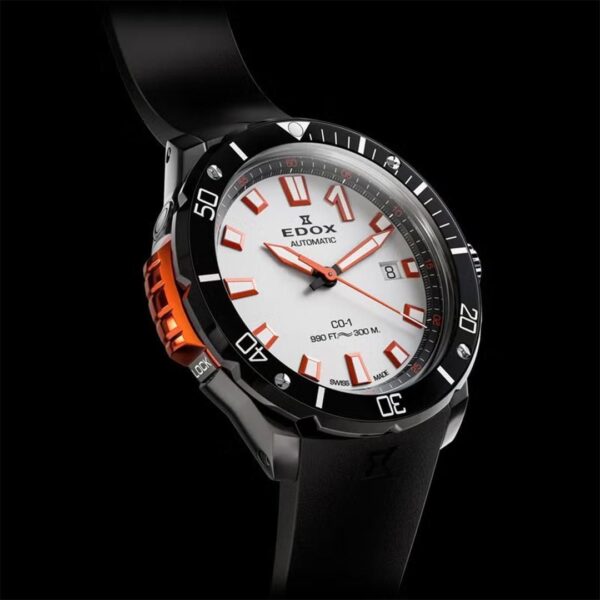 80137-37GNO-AO EDOX エドックス クロノオフショア1 ベゼルロック デイト 40mm