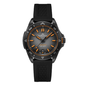 N1300.08B01.B01 NORQAIN ノルケイン アドベンチャー ネベレスト 40mm リミテッドエディション ブラックラバーストラップ仕様