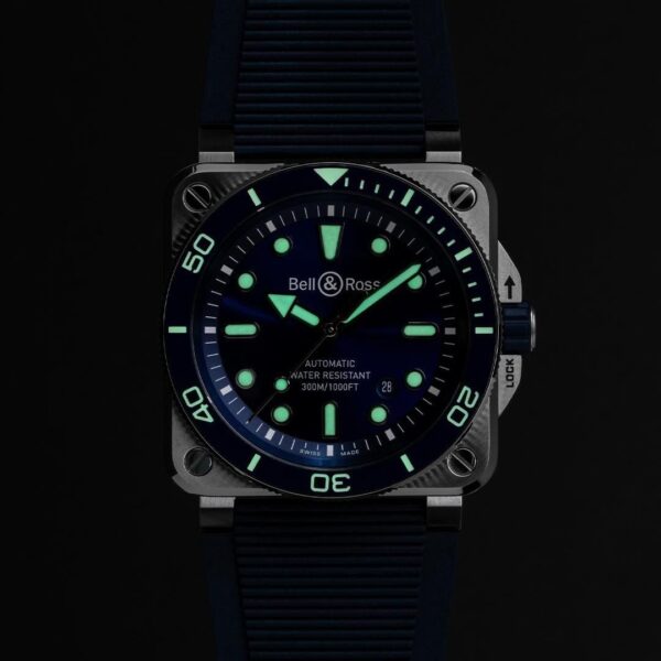 BR03A-D-BLU-ST/SRB Bell & Ross ベル&ロス BR03 ダイバー ブルー スティール