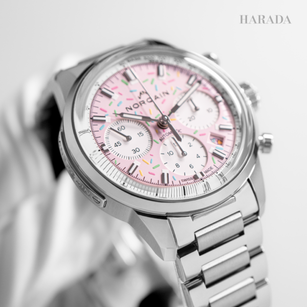 N2201.19S04.K01 NORQAIN ノルケイン フリーダム クロノ 40mm エンジョイライフ スプリンクル ブレスレット仕様