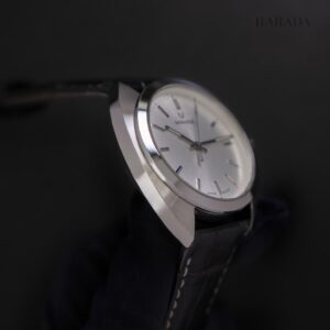 MINASE ミナセ MASTER CRAFT M3 マスタークラフト M3 サンレイ文字盤 グレー M3M3-WH2-LBK-S メンズ 自動巻き腕時計 レザーベルト