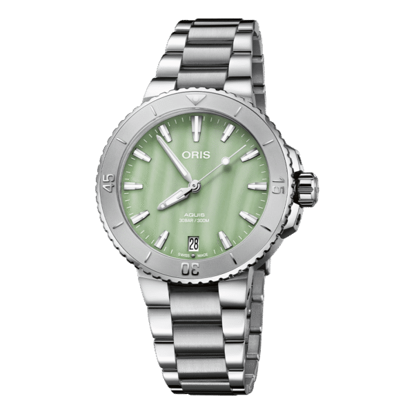 01 733 7770 4157-07 8 18 05P ORIS オリス アクイスデイト 36.5mm
