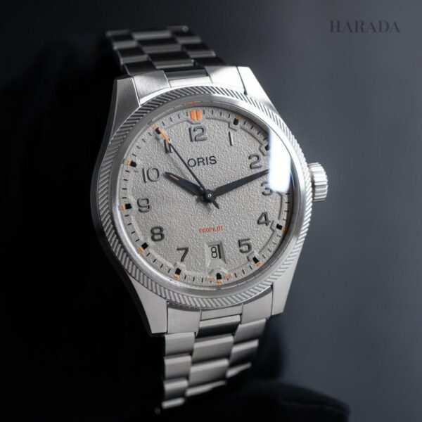 01 733 7805 4163-07 8 20 04LC ORIS オリス プロパイロット デイト 41mm