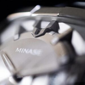 MINASE ミナセ HORIZON ホライゾン グレー VM12-M01NGY-SSB メンズ 自動巻き腕時計 ステンレスブレスレット
