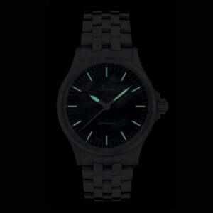 556.I.Perlmutt.S SINN ジン インストゥルメントウォッチ 型押しカウレザー仕様