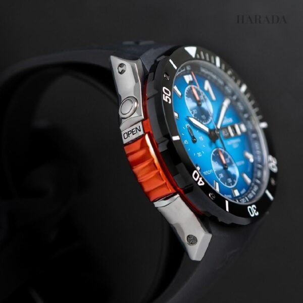 01128-3NOCA-BUIDN EDOX エドックス クロノオフショア1 ベゼルロック クロノグラフ オートマティック