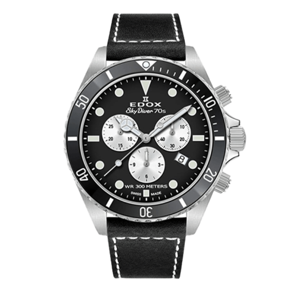 10238-3NC-NIA EDOX エドックス スカイダイバー クロノグラフ